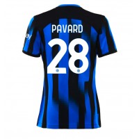 Fotballdrakt Dame Inter Milan Benjamin Pavard #28 Hjemmedrakt 2023-24 Kortermet